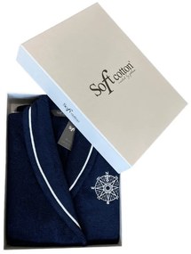 Soft Cotton Dámsky krátky župan MARINE LADY