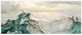 Obraz - 3D abstrakcie mora (120x50 cm)