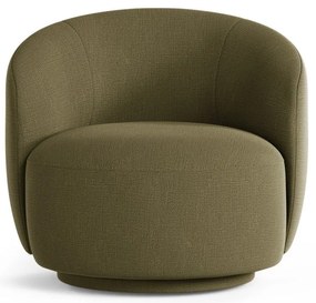 Zelené otočné kreslo Letizia – Micadoni