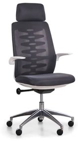 Kancelárska stolička so sieťovaným operadlom SITTA WHITE, čierna