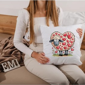 Dekoratívny vankúš Lovely Sheep 40x40 cm EMI