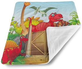 Sablio Deka pre bábätko Dinosauři 4 - 90x120 cm
