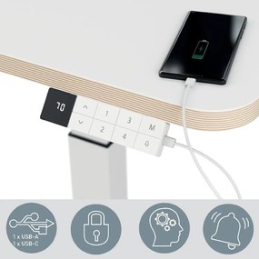 Nastaviteľný ergonomický stôl Ergo – Leitz