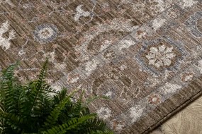 Koberec LARIS 743 zelený / svetlohnedý