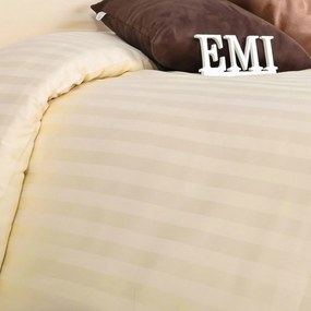 Obliečky damaškové broskyňové EMI: Štandardný set jednolôžko obsahuje 1x 140x200 + 1x 70x90