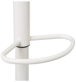 Biele barové stoličky s nastaviteľnou výškou z imitácie kože v súprave 2 ks (výška sedadla 56,5 cm) – Casa Selección