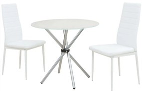 vidaXL 3-dielna jedálenská sada stola a stoličiek