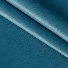 Čalúnená posteľ boxspring GLORIEN VELVET 140x200 cm modrá Matrac: Matrac Bonell pružinový