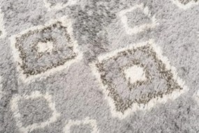 TA Koberec L228C TMAVOSIVÉ/BÉŽOVÉ BOHO KOLESO