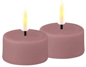 DeluxeHomeart Čajová LED sviečka Light Purple – set 2 ks