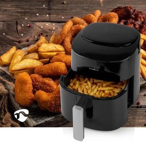 Nedis KAAF160BK - Teplovzdušná fritéza 4,2 l 1300W/230V/240 min