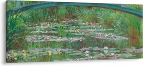 Obraz - Claude Monet, The Japanese Footbridge, reprodukcia (120x50 cm)