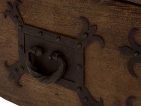 furniture-nabytek.cz - Masivní konferenční stolek Aladin z mangového dřeva, voskovaný, hnědý – 92×70×40 cm