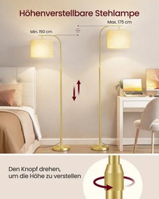 Stojaca lampa s tienidlom LFL006AB02