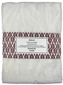 Záclona na stuhách Holly polyester biela 140x260 Merkury Home II/22