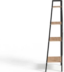 Knižnica TAYLOR SONOMA 4 police 147x60 cm, dub sonoma