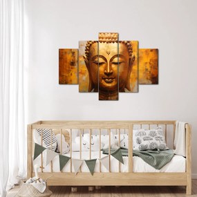 Obraz - Budha, olejomaľba (150x105 cm)