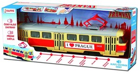RAPPA Električka Tatra T3 hlásiaci zastávky v češtine - 28 cm - I Love Prague - Rappa