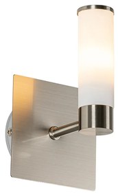 Moderné kúpeľňové nástenné svietidlo oceľ IP44 - Vaňa