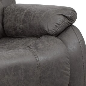 Polohovacie kreslo sivé TV-4086 GREY