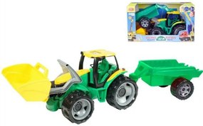 Traktor se lžící 60cm a přívěsem 45cm plast v krabici