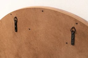 Zrkadlo 46492 Living Edge Ø100cm Drevo Acacia  - Komfort-nábytok