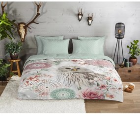 Zelené flanelové obliečky na jednolôžko 140x200 cm Omaira – HIP