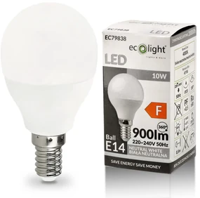 BERGE LED žiarovka G45 - E14 - 10W - neutrálna biela