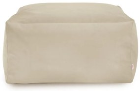 Plyšová taburetka perlová