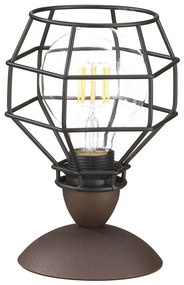 ONLI - Stolná lampa SPIDER 1xE27/15W/230V 23 cm čierna/hnedá