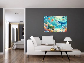 Obraz - Svet pod hladinou (90x60 cm)