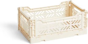 HAY Úložný box Crate S, off white