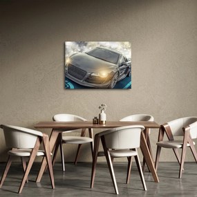 Obraz auta Audi - sivé (70x50 cm)