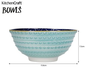 Súprava 4 keramických misiek Kitchen Craft, ø 16,5 cm