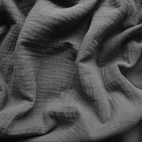 Mušelínové obliečky MOELLIN sivé Rozmer obliečok: 70 x 90 cm | 140 x 200 cm