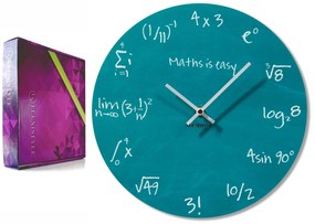 Dekorstudio Moderné nástenné hodiny Matematika