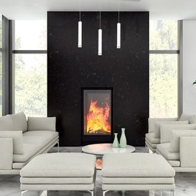 Závesné svietidlo Alba, 3x biele kovové tienidlo, w