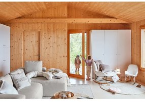 Detská stolička z kaučukového dreva Kave Home Dilcia, ø 24 cm