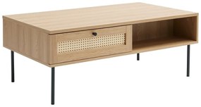 Konferenčný stolík v prírodnej farbe 60x110 cm Pensacola – Unique Furniture