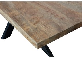 Jedálenský stôl z mangového dreva Memphis 260x100 cm obdĺžnik Mahom