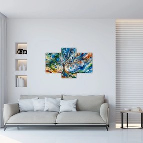Obraz – Farebný energetický strom (90x60 cm)