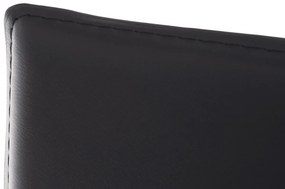 Barová stolička Limon nerez - Čierna