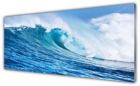 Obraz plexi Vlny more nebo mraky 125x50 cm