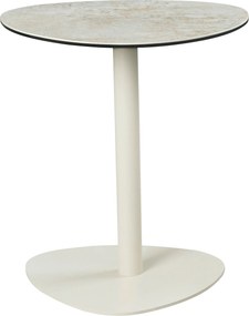 XXXLutz KONFERENČNÝ STOLÍK, taupe, sivobiela, kov, sklo, keramika, 50/50/54 cm Belluti - Stolíky do obývačky - 000069005803