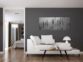 Obraz - Steblá trávy (120x50 cm)
