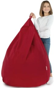 Plyšový sedací vak SAKO červený