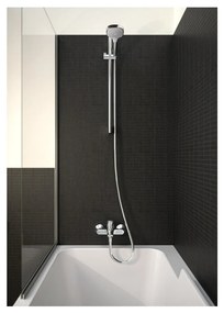 Hansgrohe Croma Select E, sprchová súprava Vario so sprchovou tyčou 65 cm, biela/chrómová, HAN-26582400