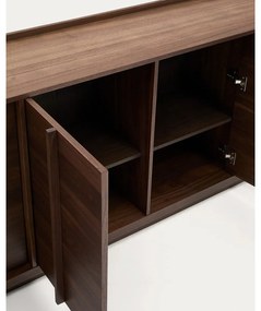 Hnedá komoda v dekore orecha 200x80x45 cm Onix – Kave Home