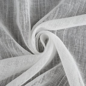 ZÁCLONA NA KRÚŽKOCH CARLA 300X250 CM BIELA