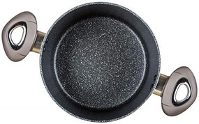 BANQUET METALLIC PLATINUM Hrniec s nepriľnavým povrchom 20 x 13,5 cm, 3,6 l, s pokrievkou